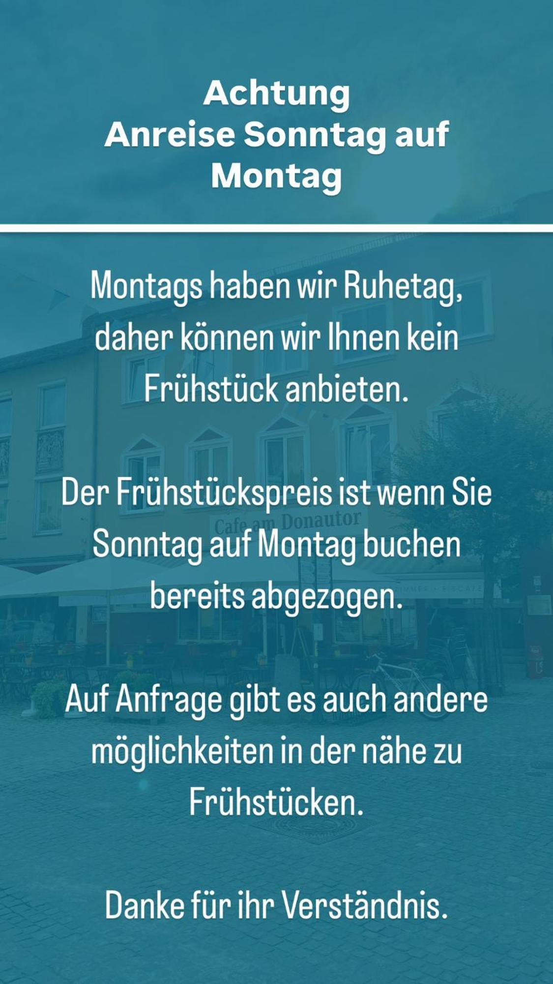 Cafe Am Donautor Hotel Kelheim Eksteriør billede